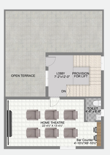  praveens serene Floor Plan Second Floor Plan