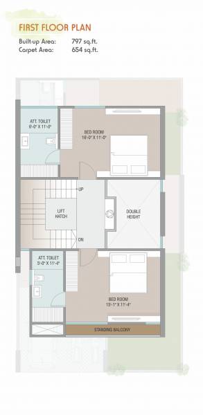  sharnam-serenity Floor Plan First Floor Plan