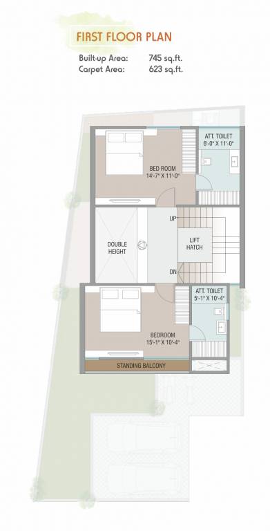  sharnam serenity Floor Plan First Floor Plan