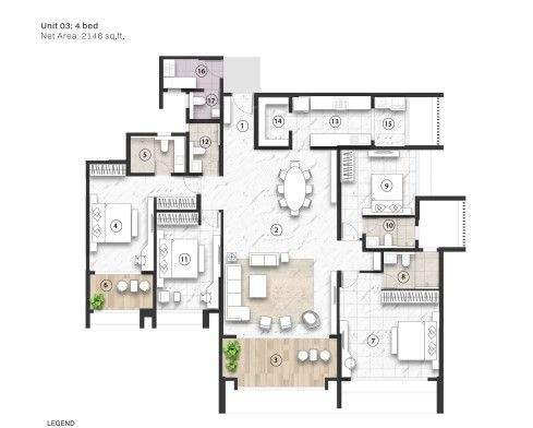  lodha estilo Floor Plan Floor Plan