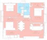 Aspirations Bellagio (3BHK+2T (1,285 sq ft) 1285 sq ft)