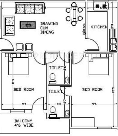 Virat Virat 20 (2BHK+2T (1,050 sq ft) 1050 sq ft)