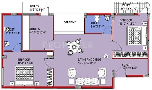 Ramani Alamoo Royal (2BHK+2T (1,085 sq ft) 1085 sq ft) Ramani Alamoo Royal (2BHK+2T (1,085 sq ft) 1085 sq ft)