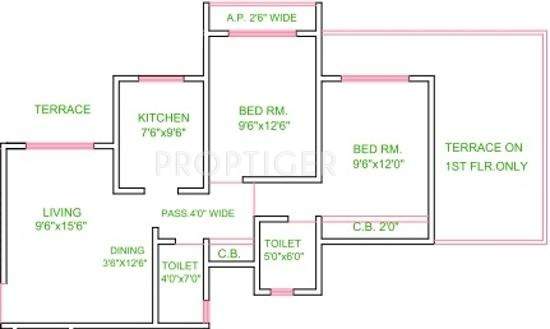Virat Residency (1BHK+1T (640 sq ft) 640 sq ft)