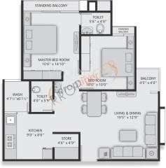 Virat Residency (1BHK+1T (640 sq ft) 640 sq ft) Virat Residency (1BHK+1T (640 sq ft) 640 sq ft)