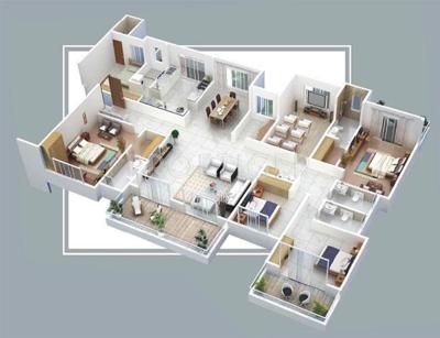 Anmol White Oak (4BHK+4T (5,000 sq ft) + Servant Room 5000 sq ft)