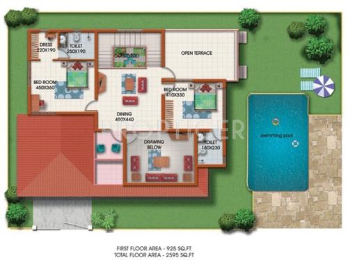 Shwas Aqua Villas (4BHK+4T (2,595 sq ft) + Servant Room 2595 sq ft)