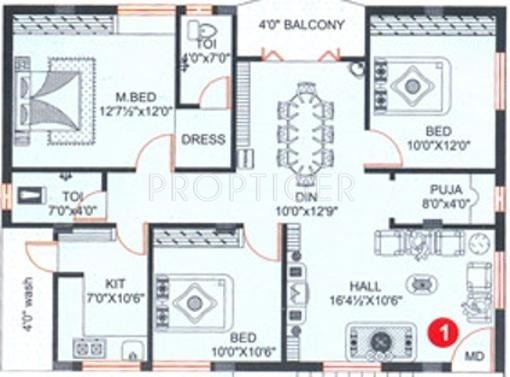 SSVS Builder and Developer JK Enclave (3BHK+2T (1,375 sq ft) 1375 sq ft) SSVS Builder and Developer JK Enclave (3BHK+2T (1,375 sq ft) 1375 sq ft)