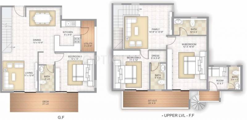 Nester Earth Villaments (3BHK+3T (2,342 sq ft) 2342 sq ft)