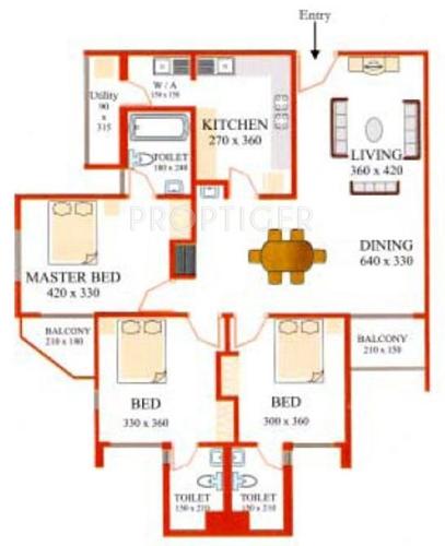 Shwas Mystic Heights Phase 1 (3BHK+3T (1,462 sq ft) 1462 sq ft) Shwas Mystic Heights Phase 1 (3BHK+3T (1,462 sq ft) 1462 sq ft)