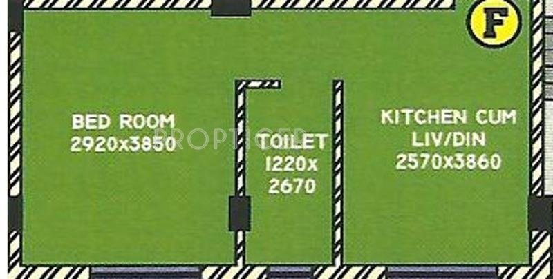 RBM Residency (1BHK+1T (430 sq ft) 430 sq ft)