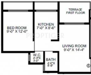 Skyline Riverside (1BHK+1T (550 sq ft) 550 sq ft) Skyline Riverside (1BHK+1T (550 sq ft) 550 sq ft)