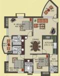 Shwas Cyber Hills (3BHK+3T (1,457 sq ft) + Servant Room 1457 sq ft)