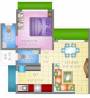 Floor Plan (1BHK+1T) KT Group Ruby Chs Ltd Floor Plan (1BHK+1T)