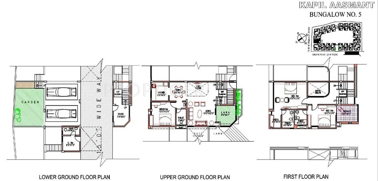 Shree Bal Kapil Aasmant Villas (3BHK+3T (2,990 sq ft) + Servant Room 2990 sq ft)