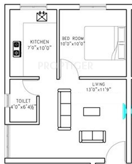 MM Bhavani Nagar (1BHK+1T (525 sq ft) 525 sq ft) MM Bhavani Nagar (1BHK+1T (525 sq ft) 525 sq ft)