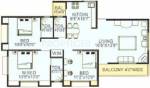 Nirman Residency (3BHK+3T (1,360 sq ft) 1360 sq ft) Nirman Residency (3BHK+3T (1,360 sq ft) 1360 sq ft)