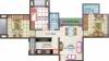 KT Group Vijay Nagar Chs Floor Plan (3BHK+3T)