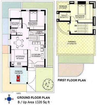 Nirman Green Cottages Villas (2BHK+2T (1,320 sq ft) 1320 sq ft)