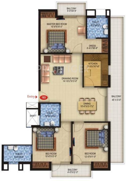 Unique Unique Luxuria (3BHK+3T (1,827 sq ft) 1827 sq ft) Unique Unique Luxuria (3BHK+3T (1,827 sq ft) 1827 sq ft)