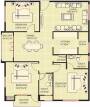 Aakruthi SV Sowmya Orange Dew (3BHK+2T (1,485 sq ft)   Pooja Room 1485 sq ft)