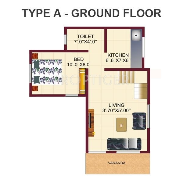Karnik Green Park (2BHK+2T (1,030 sq ft) 1030 sq ft)