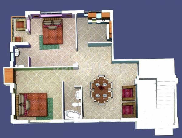 TM Builders and Developers Roynagar Place (2BHK+2T (844 sq ft) 844 sq ft) TM Builders and Developers Roynagar Place (2BHK+2T (844 sq ft) 844 sq ft)