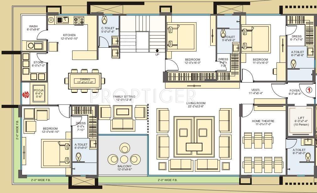 Happy Home Exotica (6BHK+8T (8,680 sq ft) + Pooja Room 8680 sq ft)