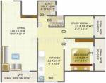 Sudarshan Garden Phase II (1BHK+2T (650 sq ft)   Study Room 650 sq ft)