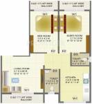 Sudarshan Garden Phase II (2BHK+2T (1,017 sq ft) 1017 sq ft)