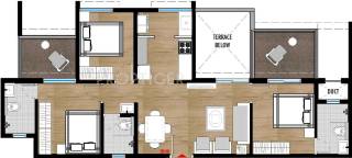 ARP Suburbia (3BHK+3T (1,034 sq ft) 1034 sq ft)