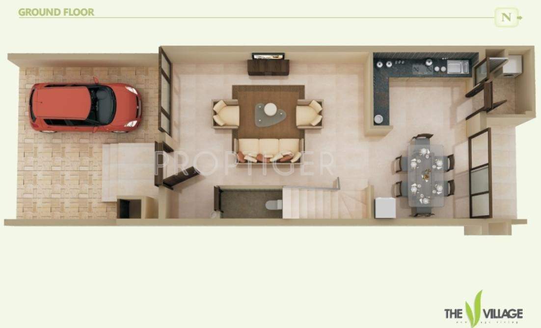 Phoenix The Commune Villas (3BHK+3T (2,700 sq ft) 2700 sq ft)