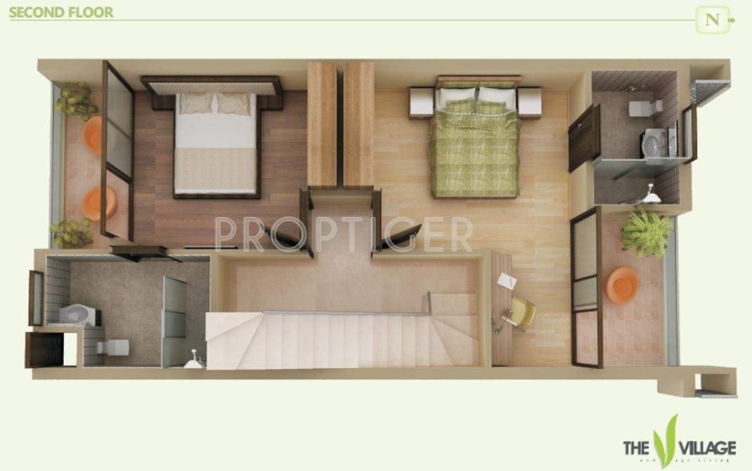 Phoenix The Commune Villas (3BHK+3T (2,700 sq ft) 2700 sq ft)