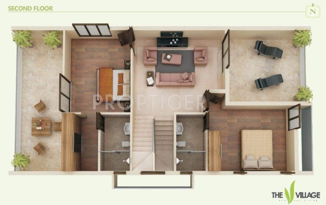 Phoenix The Commune Villas (5BHK+6T (4,400 sq ft) 4400 sq ft)