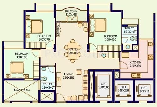 K P Varkey and V S Builders Golden Heaven (3BHK+3T (1,304 sq ft) 1304 sq ft)