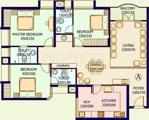 K P Varkey and V S Builders Golden Heaven (3BHK+3T (1,448 sq ft) 1448 sq ft)