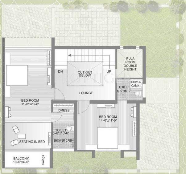 Ugati Ugati Enclave (4BHK+4T (2,925 sq ft) 2925 sq ft)