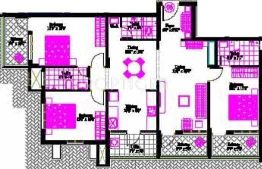  Marigudi Heights (3BHK+3T (1,520 sq ft) 1520 sq ft)