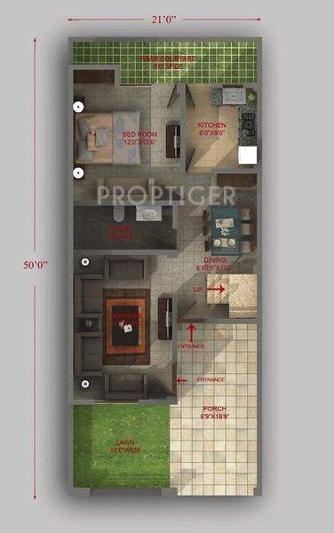 Satyam Yashoda Residency Viila (3BHK+3T (1,800 sq ft) 1800 sq ft)