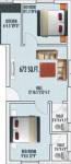 Maha Dhera (2BHK+2T (672 sq ft) 672 sq ft)