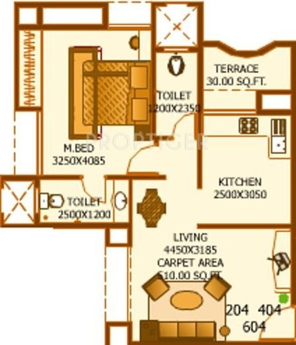 National Galaxy (1BHK+1T (510 sq ft) 0 sq ft)