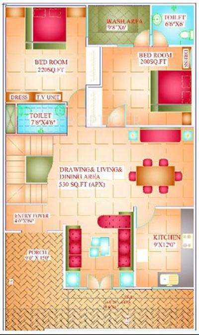 Royal Town (4BHK+4T (2,730 sq ft) 2730 sq ft)