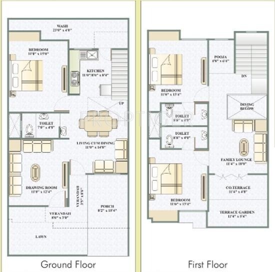 Navaakar Eastern County (3BHK+3T (1,650 sq ft) + Pooja Room 1650 sq ft)