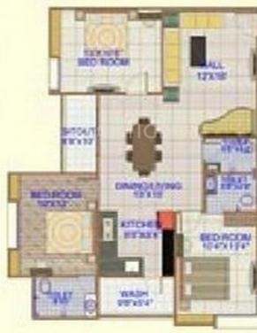 National Kanchan Junga (3BHK+3T (1,455 sq ft) 1455 sq ft)
