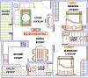 Mahaghar Vajra (2BHK+2T (965 sq ft) 965 sq ft)