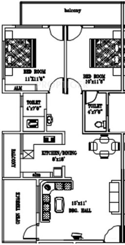 M K Shree Residency (2BHK+2T (1,100 sq ft) 1100 sq ft) M K Shree Residency (2BHK+2T (1,100 sq ft) 1100 sq ft)