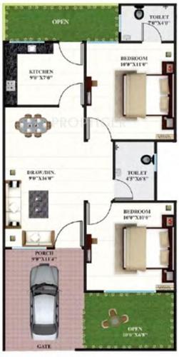 Khilla Sanjana Residency (2BHK+2T (656 sq ft) 656 sq ft) Khilla Sanjana Residency (2BHK+2T (656 sq ft) 656 sq ft)