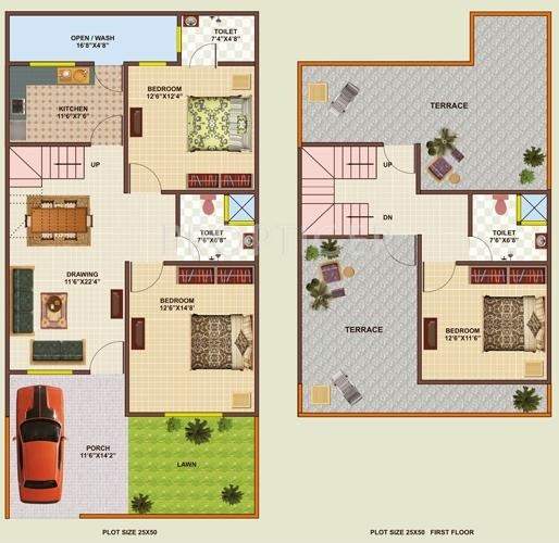 Khilla Uma Dham Villa (3BHK+3T (1,275 sq ft) 1275 sq ft)