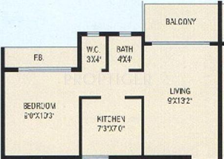 Space Jeevan Niketan (1BHK+1T (625 sq ft) 625 sq ft)