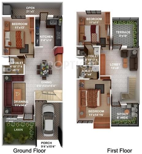Fortune Soumya Atlantis Villa (3BHK+3T (1,995 sq ft) 1995 sq ft) Fortune Soumya Atlantis Villa (3BHK+3T (1,995 sq ft) 1995 sq ft)